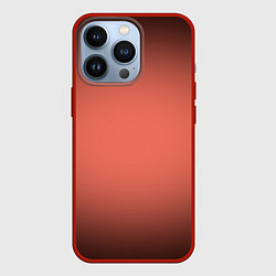 Чехол для iPhone 13 Pro Коралловый градиент, цвет: 3D-красный