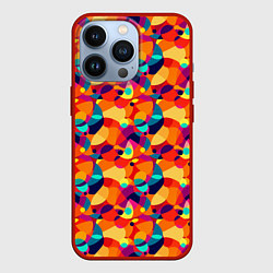 Чехол iPhone 13 Pro Абстрактный узор из разноцветных окружностей