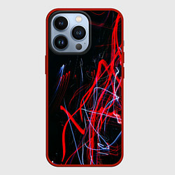 Чехол iPhone 13 Pro Дым искры цветные