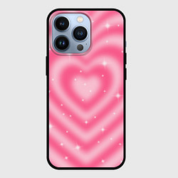 Чехол iPhone 13 Pro Pink y2k hearts