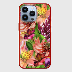 Чехол iPhone 13 Pro Райские цветы
