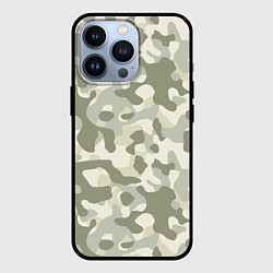 Чехол для iPhone 13 Pro Светлый Африканский камуфляж, цвет: 3D-черный