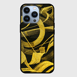 Чехол iPhone 13 Pro Gold Calligraphic