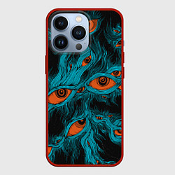 Чехол iPhone 13 Pro Винтажные глаза пиксельные