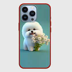 Чехол iPhone 13 Pro Белая собака милаха