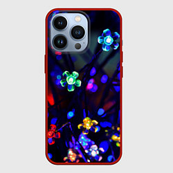 Чехол iPhone 13 Pro Цветочки фонарики