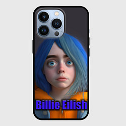 Чехол iPhone 13 Pro Портрет Билли Айлиш в исполнении нейросети