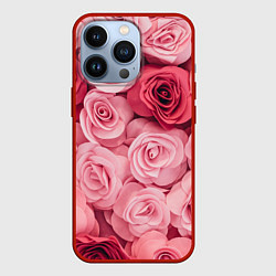 Чехол iPhone 13 Pro Чайная пыльная роза - нежно розовый цветок