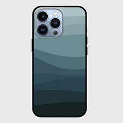 Чехол iPhone 13 Pro Бирюзовые волны
