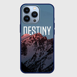 Чехол для iPhone 13 Pro Горы судьба, цвет: 3D-тёмно-синий