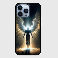 Чехол iPhone 13 Pro Парящий мужчина ангел