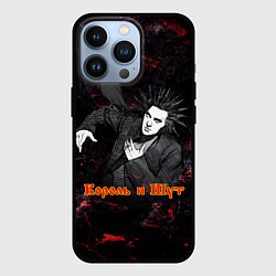 Чехол для iPhone 13 Pro Черно-белый рисунок Горшка КиШ, цвет: 3D-черный