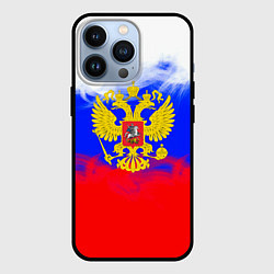 Чехол iPhone 13 Pro Russia флаг герб