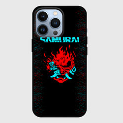 Чехол iPhone 13 Pro Сyberpunk 2077 samurai neon