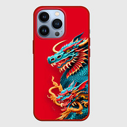Чехол iPhone 13 Pro Japanese dragon - irezumi