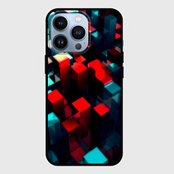 Чехол iPhone 13 Pro Digital abstract cube