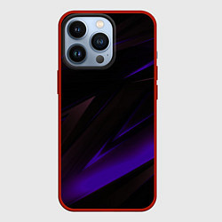 Чехол iPhone 13 Pro Blue stripes geometry