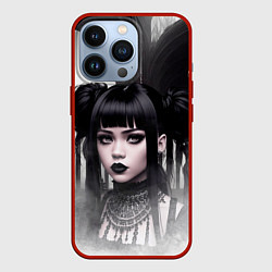 Чехол iPhone 13 Pro Готическая девушка в тумане