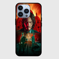 Чехол iPhone 13 Pro John Wick catholic church Paris