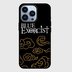 Чехол iPhone 13 Pro Blue Exorcist anime clouds