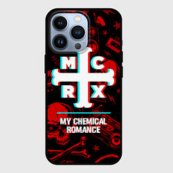 Чехол iPhone 13 Pro My Chemical Romance rock glitch