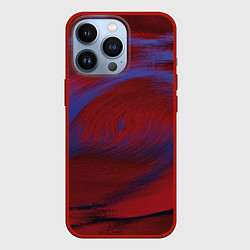 Чехол для iPhone 13 Pro Красная буря, цвет: 3D-красный