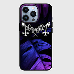 Чехол iPhone 13 Pro Mayhem neon monstera