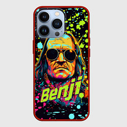 Чехол для iPhone 13 Pro Benji, цвет: 3D-красный