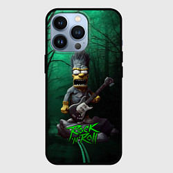 Чехол iPhone 13 Pro Simpsons hard rock