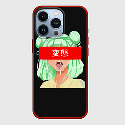 Чехол для iPhone 13 Pro Anime manga comic kawaii, цвет: 3D-красный