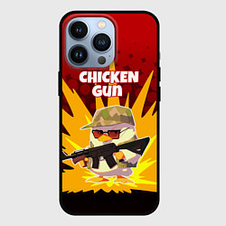 Чехол iPhone 13 Pro Chicken Gun - спецназ