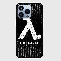 Чехол iPhone 13 Pro Half-Life с потертостями на темном фоне