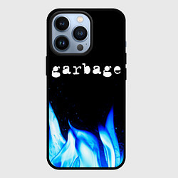 Чехол iPhone 13 Pro Garbage blue fire