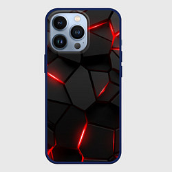 Чехол iPhone 13 Pro Плиты с красной подсветкой
