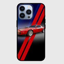 Чехол для iPhone 13 Pro Американский маслкар Pontiac Firebird 3 поколение, цвет: 3D-черный