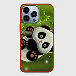 Чехол iPhone 13 Pro Панда на дереве отдыхает