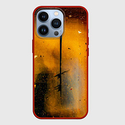 Чехол iPhone 13 Pro Оранжевые тени и краски