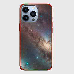 Чехол для iPhone 13 Pro Бескрайняя Вселенная, цвет: 3D-красный