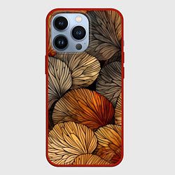 Чехол iPhone 13 Pro Листья желтые