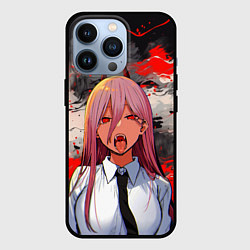 Чехол iPhone 13 Pro Демон Пауэр - Человек бензопила