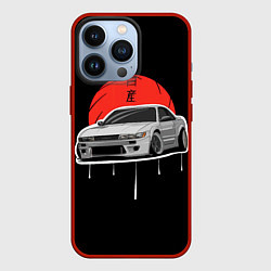 Чехол для iPhone 13 Pro Nissan Silvia S14 - Japan style, цвет: 3D-красный