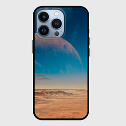 Чехол iPhone 13 Pro Пустыня и очертания планеты