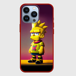 Чехол iPhone 13 Pro Барт Симпсон - нейросеть