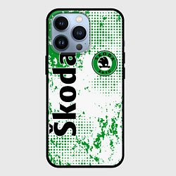 Чехол iPhone 13 Pro Skoda auto logo