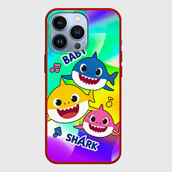 Чехол iPhone 13 Pro Baby Shark Brooklyn and friends