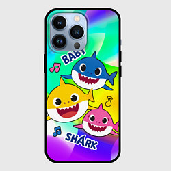 Чехол iPhone 13 Pro Baby Shark Brooklyn and friends