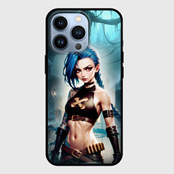 Чехол iPhone 13 Pro Jinx arcane League of legends