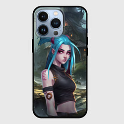 Чехол для iPhone 13 Pro Jinx art, цвет: 3D-черный