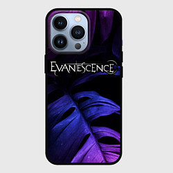 Чехол iPhone 13 Pro Evanescence neon monstera