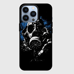 Чехол iPhone 13 Pro Gas mask Stalker